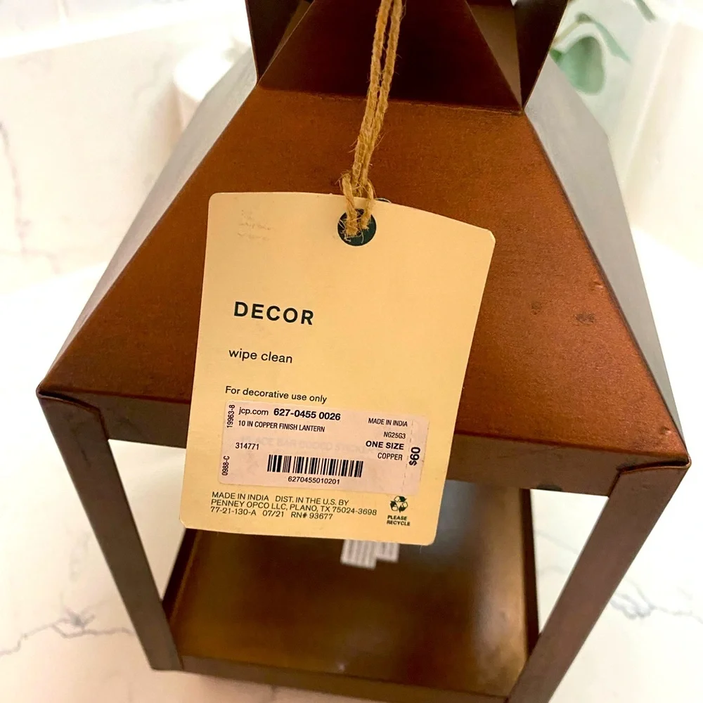 Copper Finish Lateran 🕯️